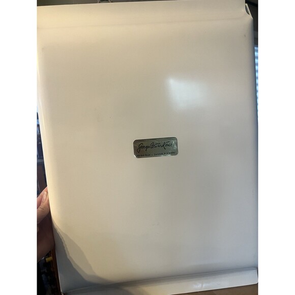 Georges Briard Plastic Platter Serving Coffee Table Tray MCM 21”x15”x1” - Picture 4 of 4